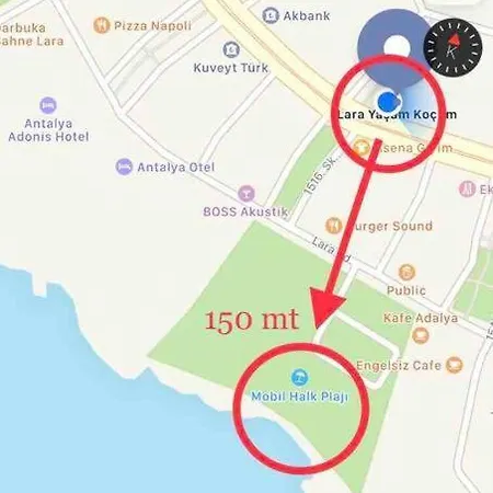 Lägenhet 90 Mbps Internet, Plaja Yakin